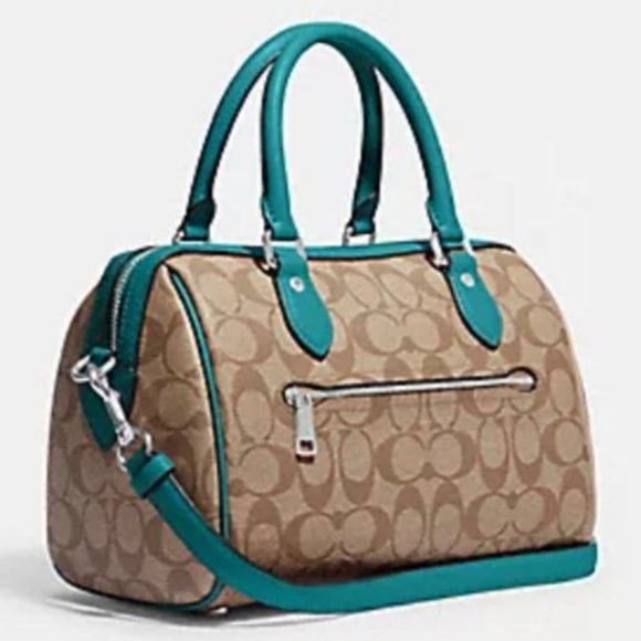 Coach - Rowan Satchel In Signature Canvas (NWT) - Picture 5 of 5